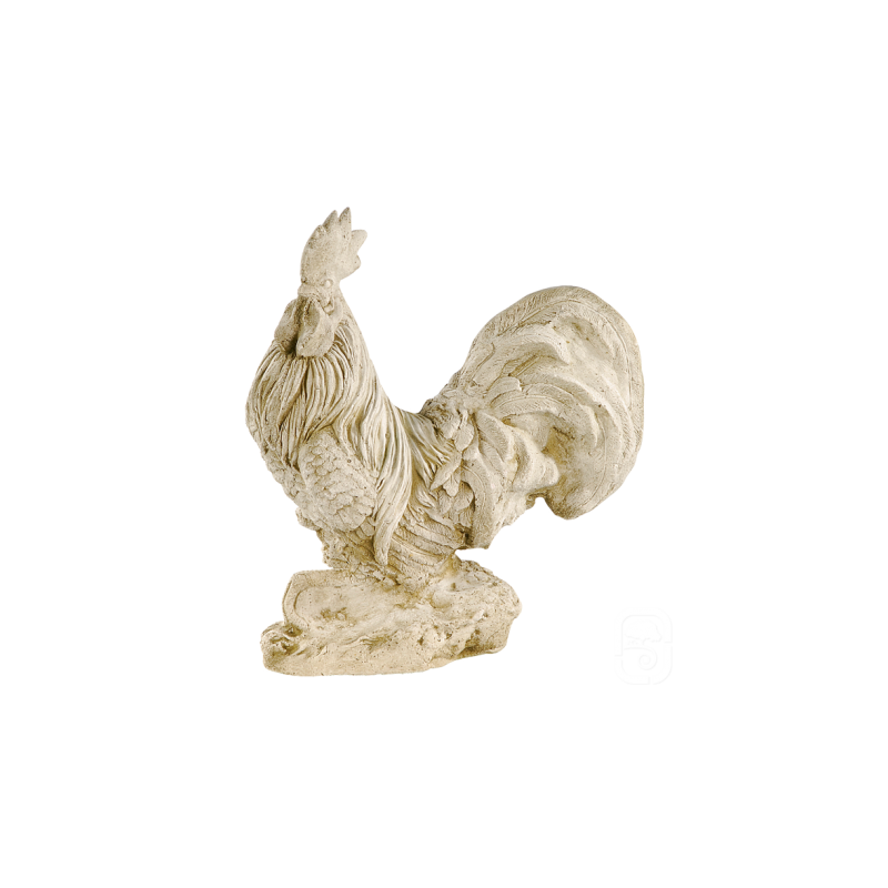 Coq en pierre - H 45cm - HAIRIE GRANDON