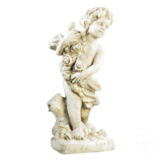 Enfant aux roses - H 65 cm - HAIRIE GRANDON