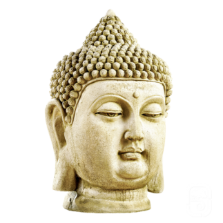 Grande Statue Tête de Bouddha - H 60cm - HAIRIE GRANDON