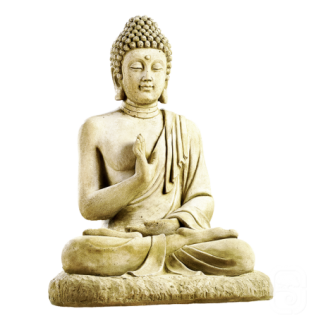 Statue Bouddha assis - H 80cm - HAIRIE GRANDON
