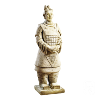 Statue Guerrier chinois Xian - H 102cm - HAIRIE GRANDON