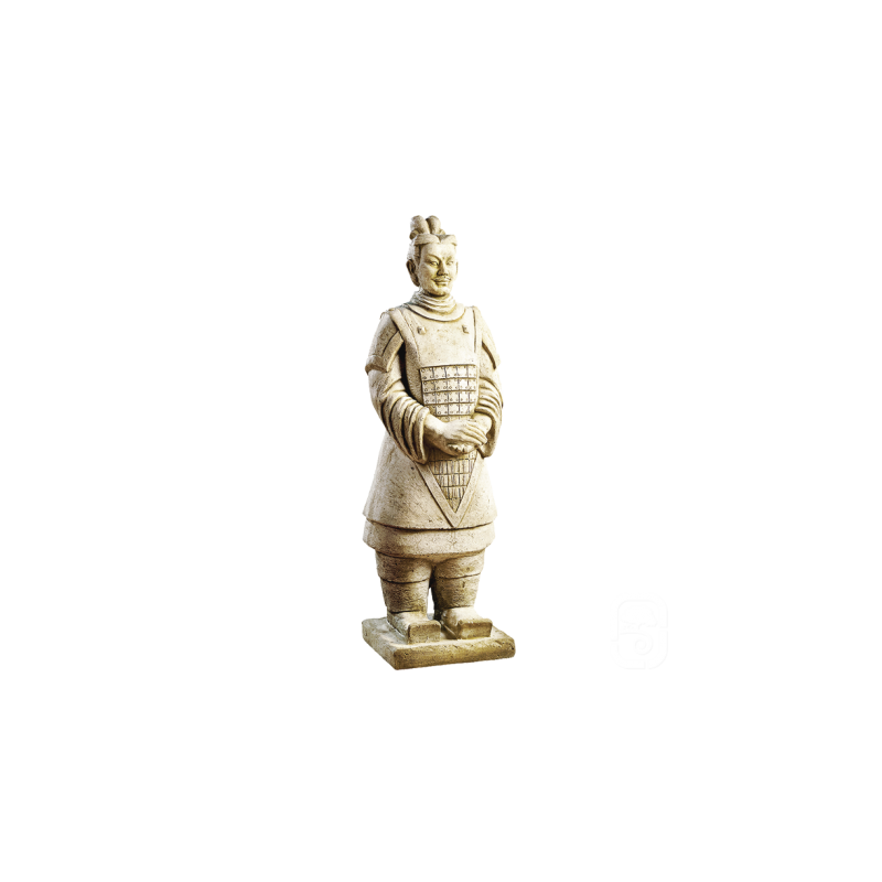 Statue Guerrier chinois Xian - H 102cm - HAIRIE GRANDON