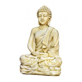Statue Bouddha Kadampa ton vieilli - H 96 cm - HAIRIE GRANDON