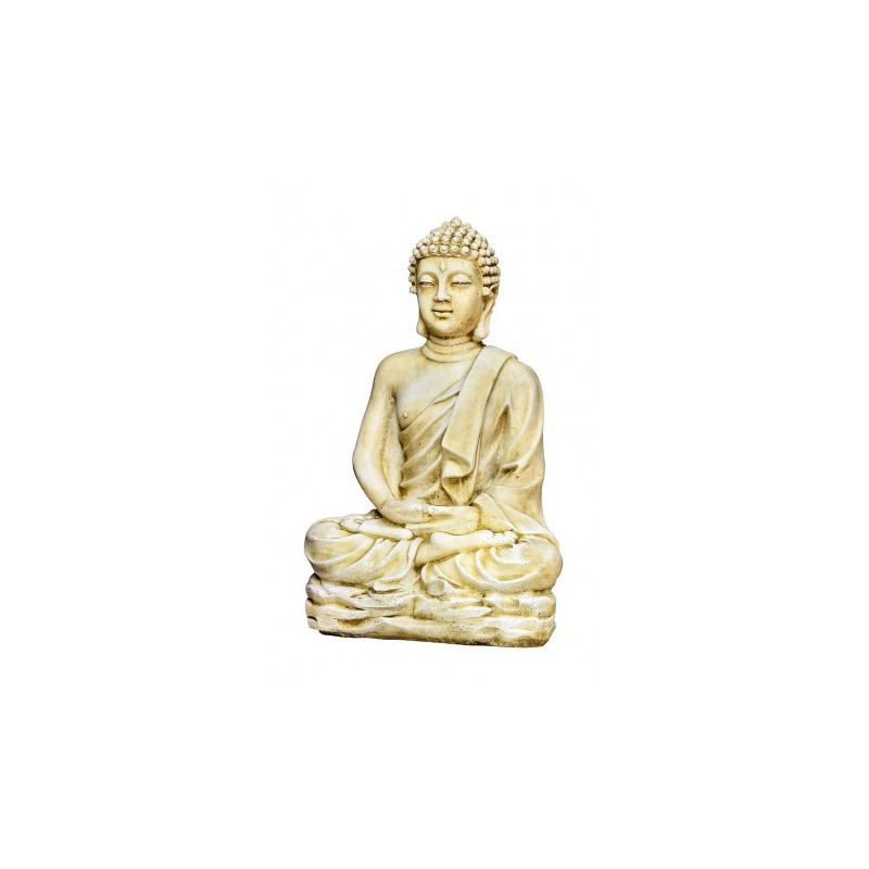 Statue Bouddha Kadampa ton vieilli - H 96 cm - HAIRIE GRANDON