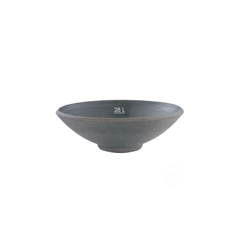 Coupe 65 béton pressé anthracite - Ø 65 cm - HAIRIE GRANDON