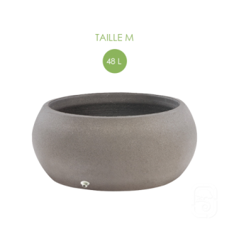 Vasque aquatique nova 136 anthracite - Ø 60 cm - HAIRIE GRANDON