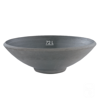 Coupe 88 béton pressé anthracite - Ø 88 cm - HAIRIE GRANDON