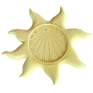 Cadran Solaire Soleil En Pierre Ton Vieilli - HAIRIE GRANDON