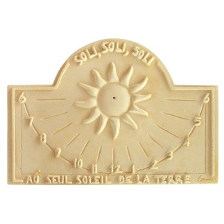 Cadran Solaire Soli Soli En Pierre Ton Vieilli - HAIRIE GRANDON