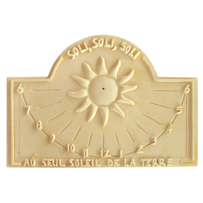 Cadran Solaire Soli Soli En Pierre Ton Vieilli - HAIRIE GRANDON