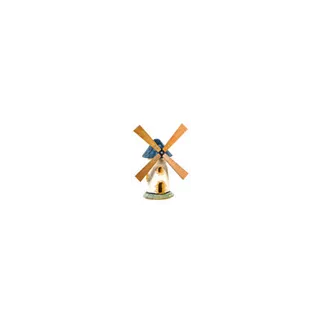 Moulin Avec Roue Ardoise Peint Haut 56 cm - HAIRIE GRANDON