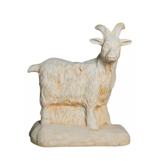 Chèvre En Pierre Reconstitué Ton Vieilli H 46 cm HAIRIE GRANDON