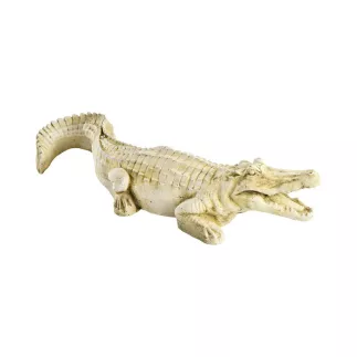 Crocodile XXL Long 106 cm En Pierre Ton Vieilli - HAIRIE GRANDON