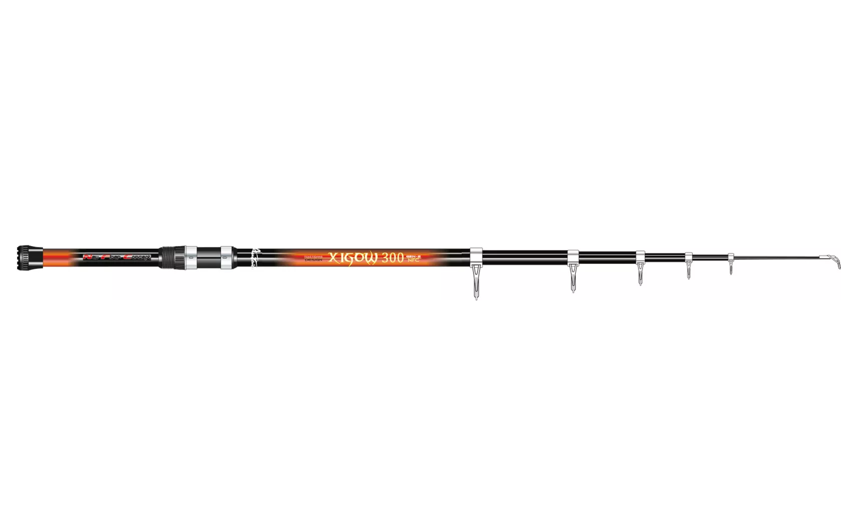 Canne Spinning Truite Télescopique Xigow 300 cm - Autain