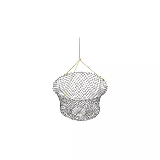 Balance A Ecrevisses Coup Avec Porte Appâts Maille 14 mm Plombée - Lot de 12 - AUTAIN