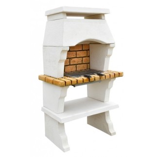 BARBECUE DECO HOTTE PM TON BLANC - HAIRIE GRANDON