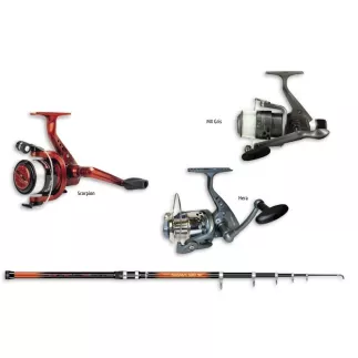 Ensemble Spinning Télescopique Truite Canne Xigow 300 cm + Moulinet HeraII 3001FD - Autain