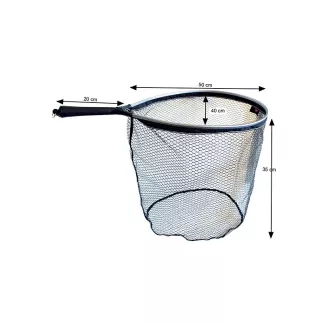 Epuisette Raquette Truite Float Tube - Maille 10 mm - Adam's
