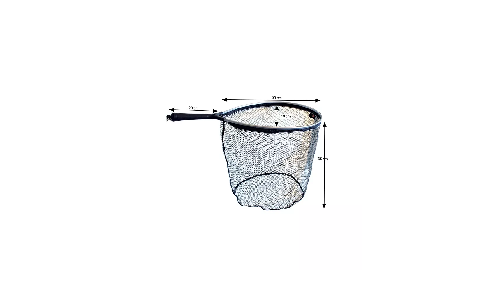 Epuisette Raquette Truite Float Tube - Maille 10 mm - Adam's
