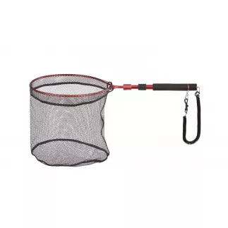 Epuisette Truite Wading Télescopique Shirasu Shot S- Diamètre DeTête 32 cm- Maille 6mm-BALZER