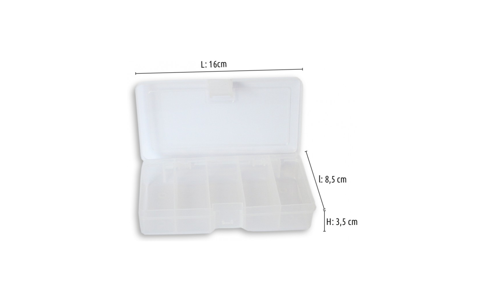 Boite De Rangement à Leurres H425 16x8,5x3,5 cm Lot de 3 - AUTAIN