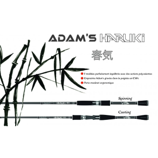 Canne Carnassiers Emmanchement Haruki Spinning 210 cm - Adam's