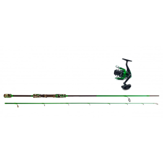 Ensemble Spinning Carnassier Canne Target Fish Verte 180 cm + Moulinet TFX20FD - Autain
