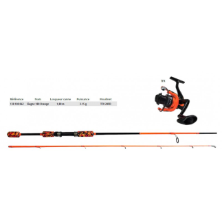Ensemble Spinning  Carnassier Canne Target Fish Orange 210 cm + Moulinet TFX20FD - AUTAIN