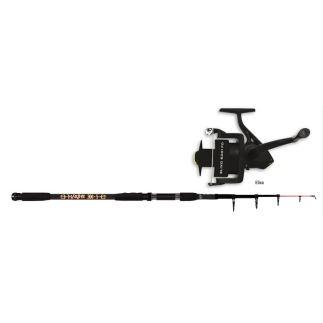 Ensemble Télescopique Mer/ Silure / Canne Marine 350 cm + Moulinet ELIXO5001FD - AUTAIN