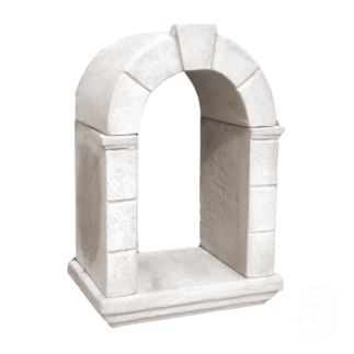 Niche en pierre à encastrer ton blanc - H 66cm - HAIRIE GRANDON