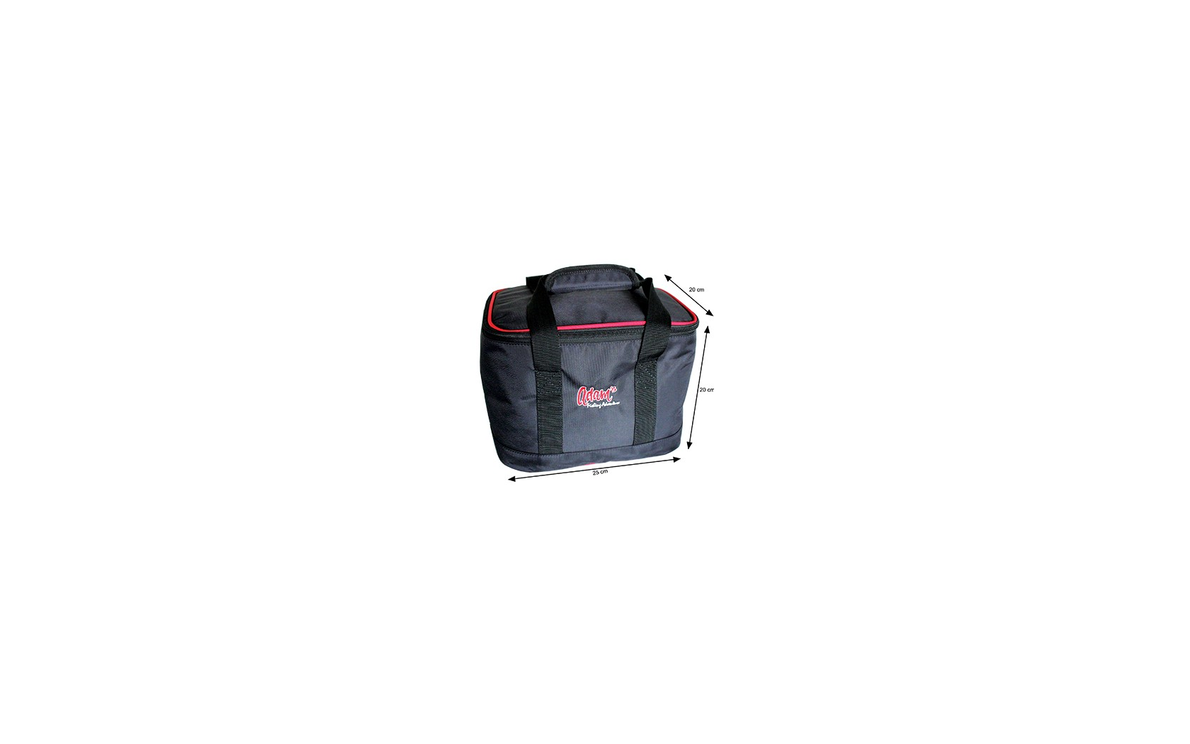 Sac Pêche Isotherme Appâts- Esches-Nourriture 25x20x20 cm - ADAM'S