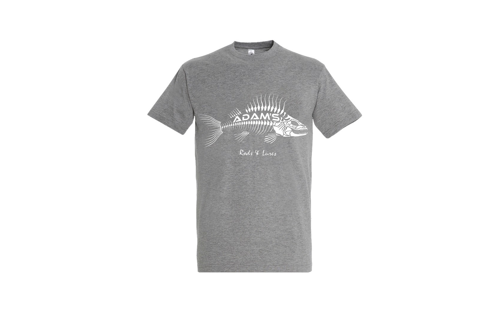 Tee Shirt Manches Courtes Gris Taille S - ADAM'S