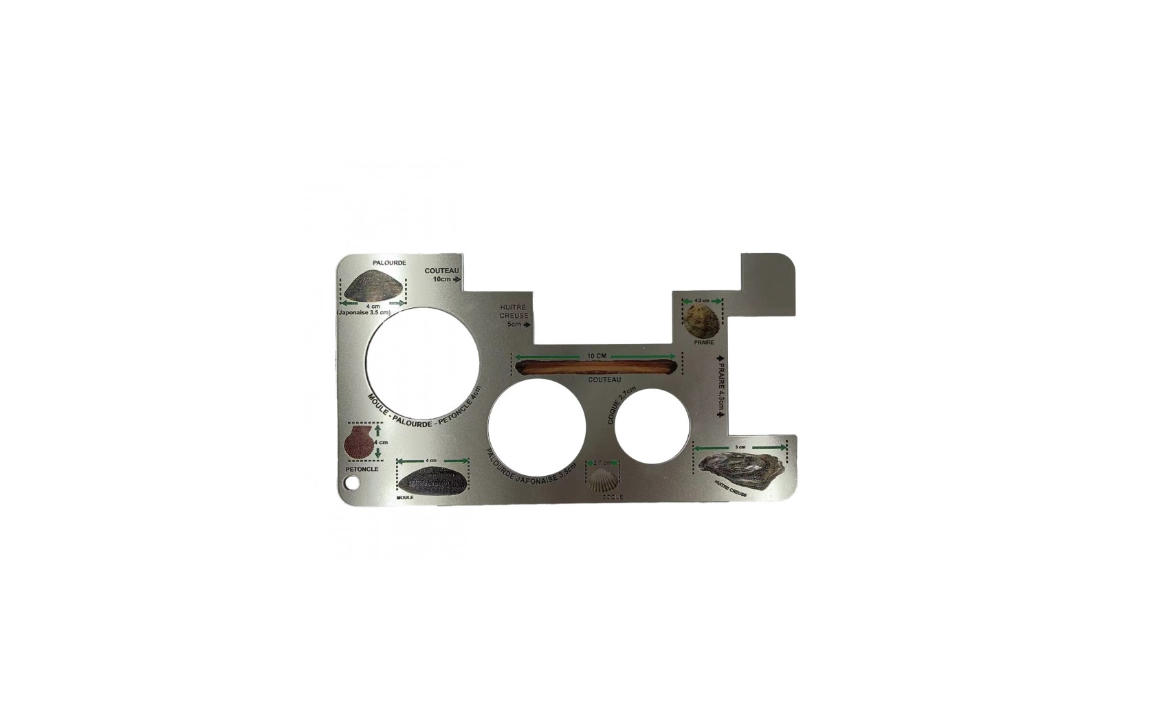 Calibreur A Coquillages Inox Lot de 2 Sea Pro